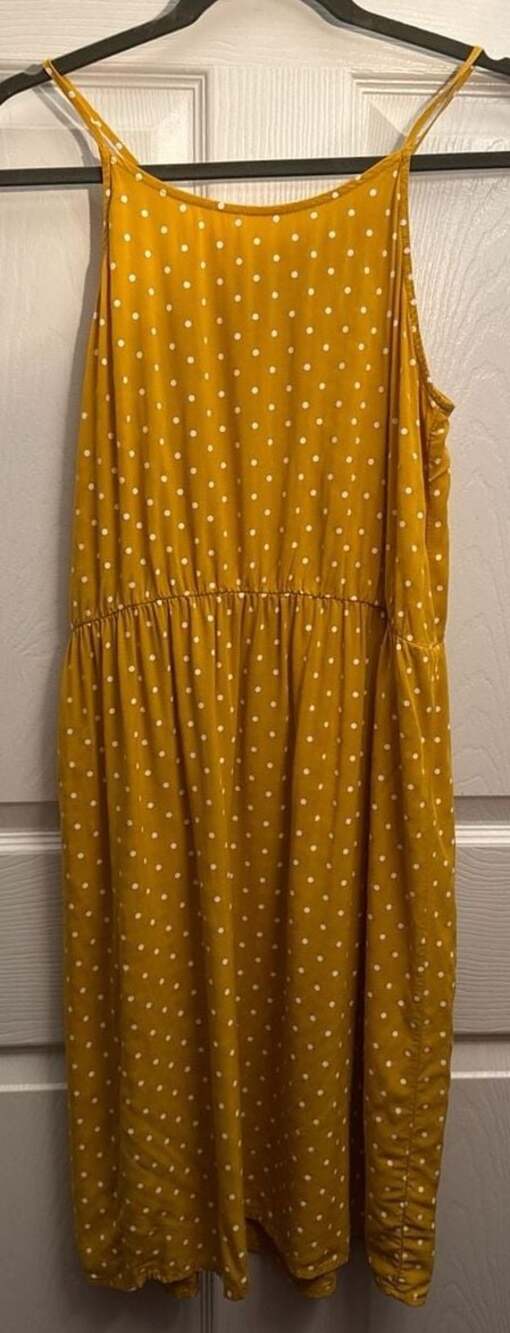 Old Navy Yellow Polka Dot Sleeveless Cami Dress XXL(16) Plus